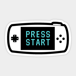 Press Start 1.5 Sticker